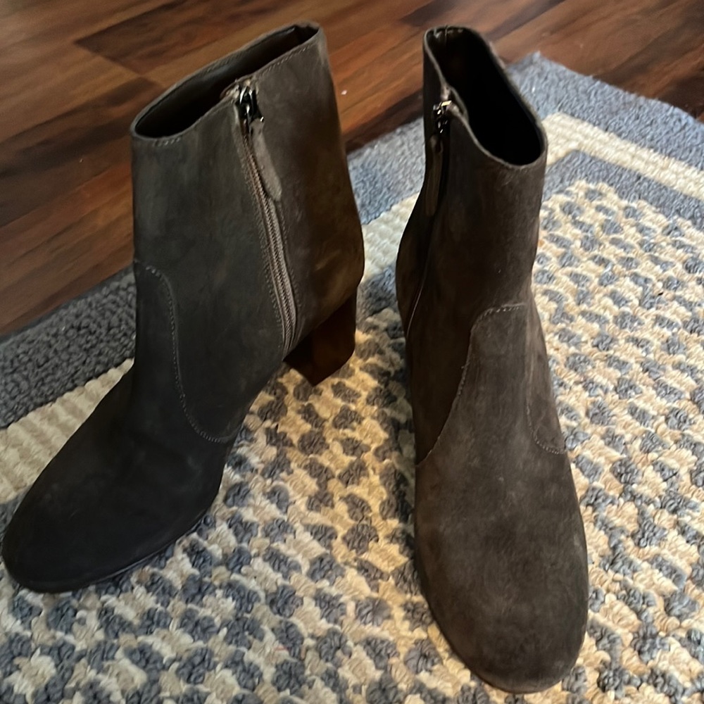 J. Crew Dark Gray Ankle Booties